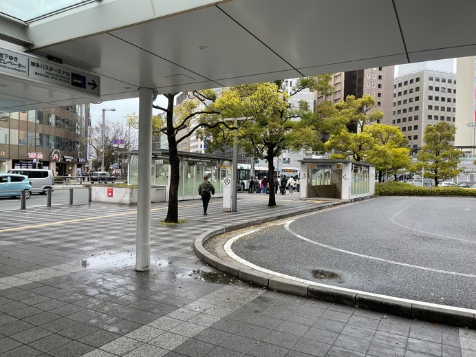 JR博多駅からの道順