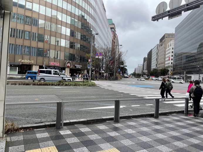 JR博多駅からの道順